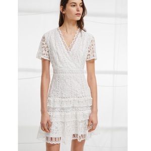 French Connection ”Arta” Lace Ruffle Dress